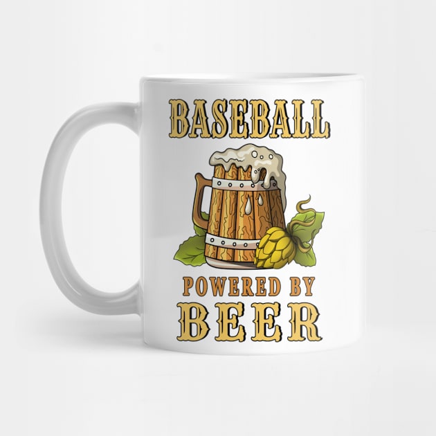 Baseball Player Fueled by Beer Design Quote by jeric020290